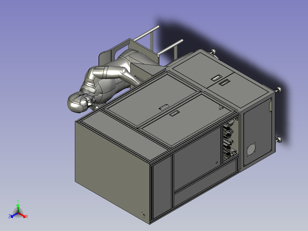 PSA保压模组正等轴测图