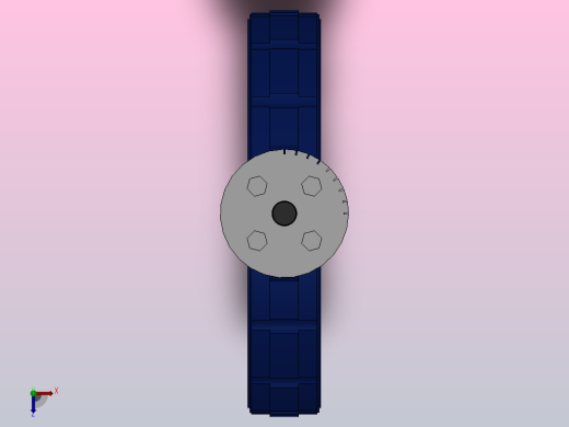 对夹式蝶阀阀体DN350俯视缩略图