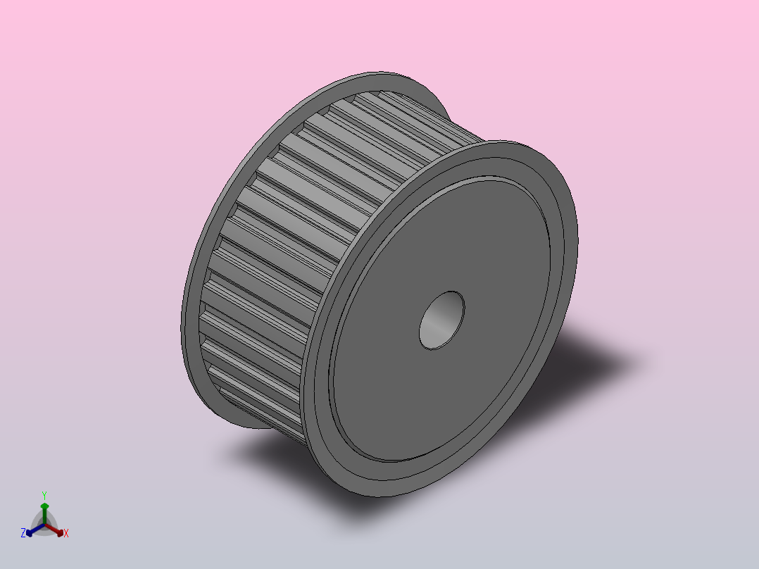 标准型梯形齿同步带轮L型_SLHC-30-150-dc16-A主视图