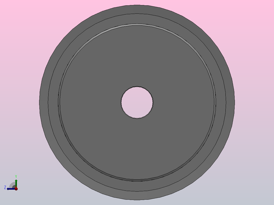 标准型梯形齿同步带轮L型_SLHC-30-150-dc16-A右视图