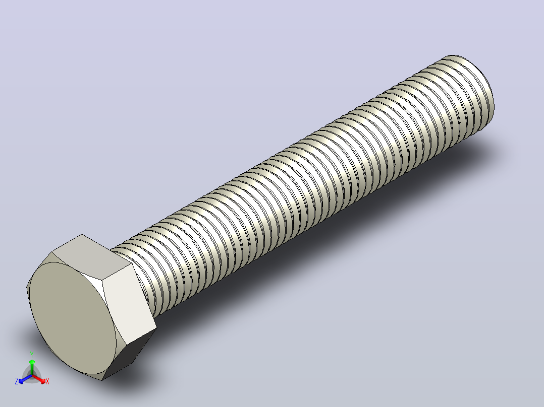 DIN_EN_ISO_4017_M16x100.ipt六角螺栓主视图