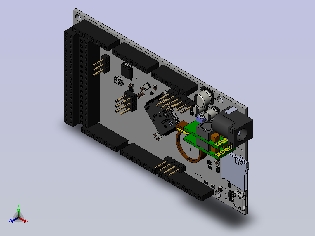 MAXDuino32H &amp; F系列正等轴测图