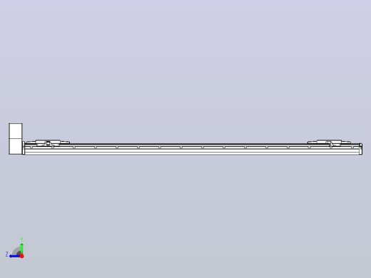 皮带直线轴双滑块型TPA-GCBS-120-P70-L550-RU-M20-N3右视缩略图