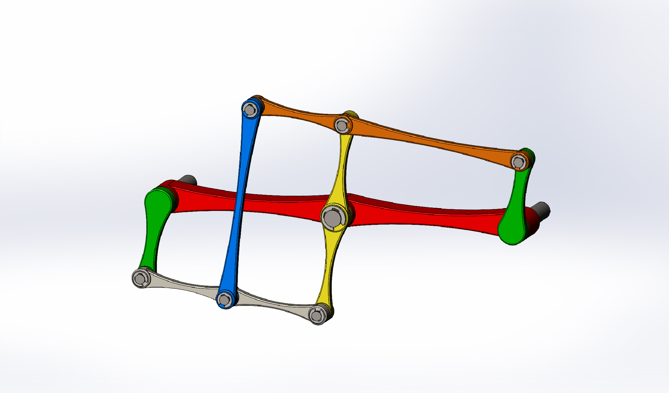 恒速无齿轮传动机构3D图纸 Solidworks设计
