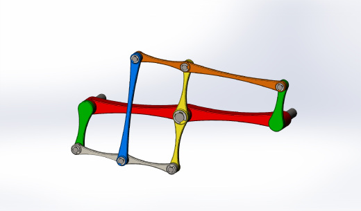 恒速无齿轮传动机构3D图纸 Solidworks设计缩略图