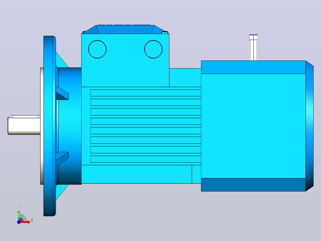 BMD直流制动电机[BMD-80-B5]前视图