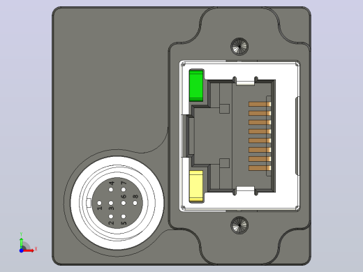 GED-T-CL-V300  GigE工业相机前视缩略图