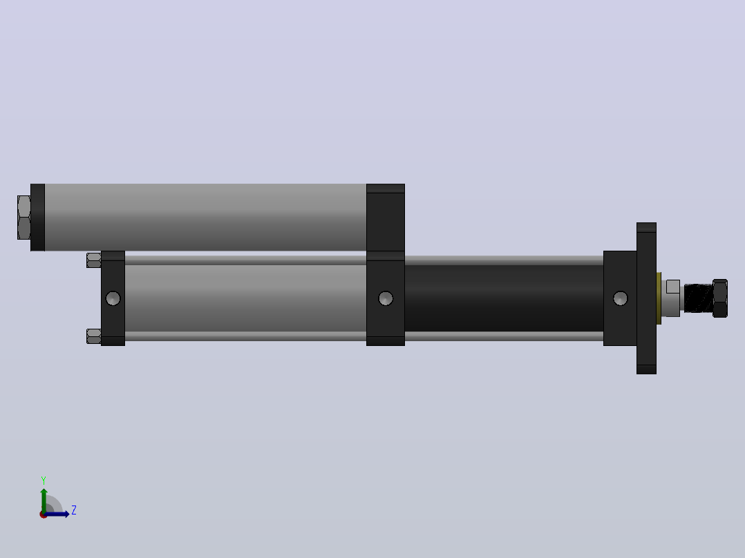 MPT-3T系列标准型[MPT-63-150-20-3T-M2-S1-0°]左视图