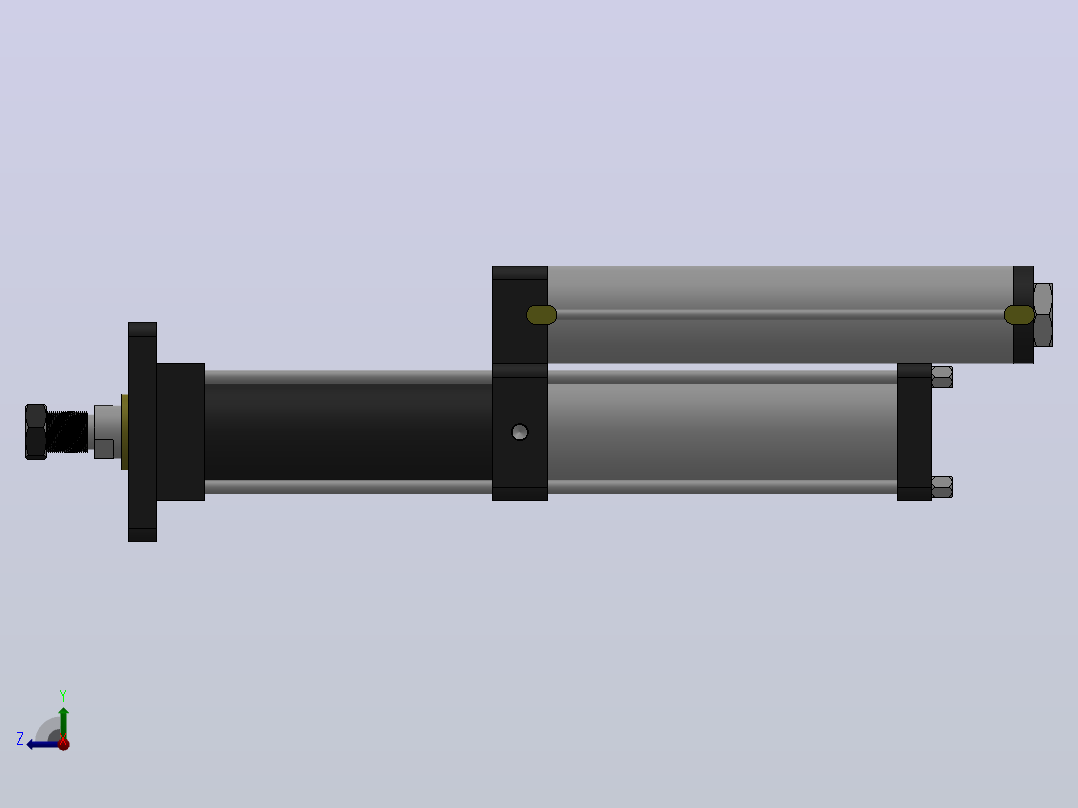 MPT-3T系列标准型[MPT-63-150-20-3T-M2-S1-0°]右视图