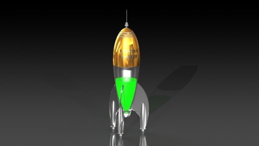 火箭形状的鸡尾酒摇壶缩略图