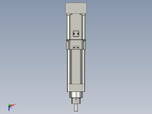 MTE63-150-P10-P-M750W-I-S3 MTE63电动缸 最大负载300kg 最大推力2560N 750W电机间接安装俯视缩略图