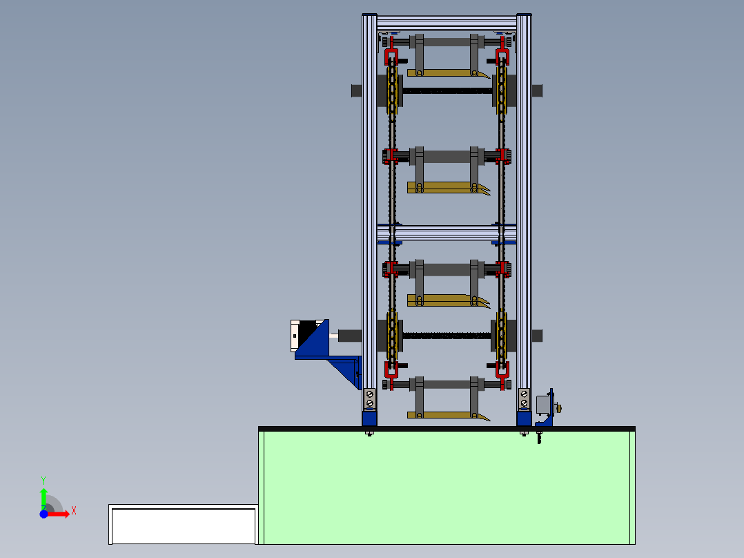 旋转停车系统sw18前视图