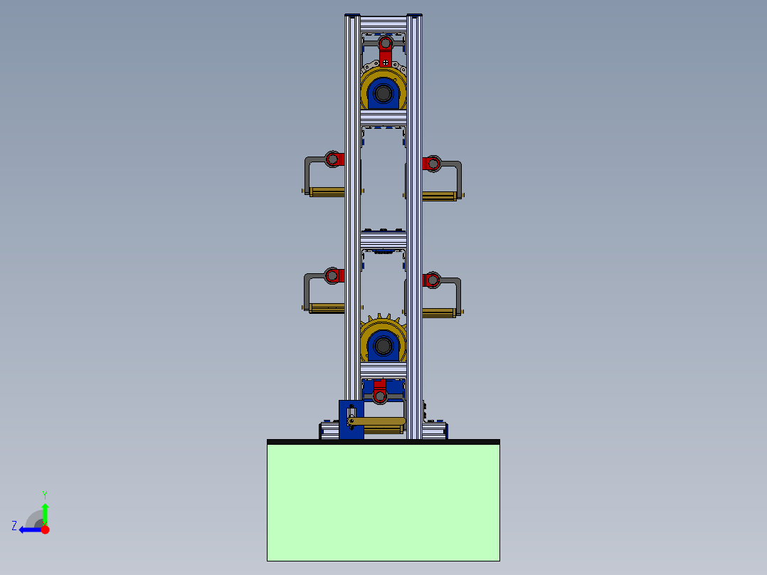 旋转停车系统sw18右视图