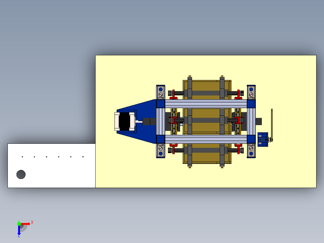 旋转停车系统sw18俯视图