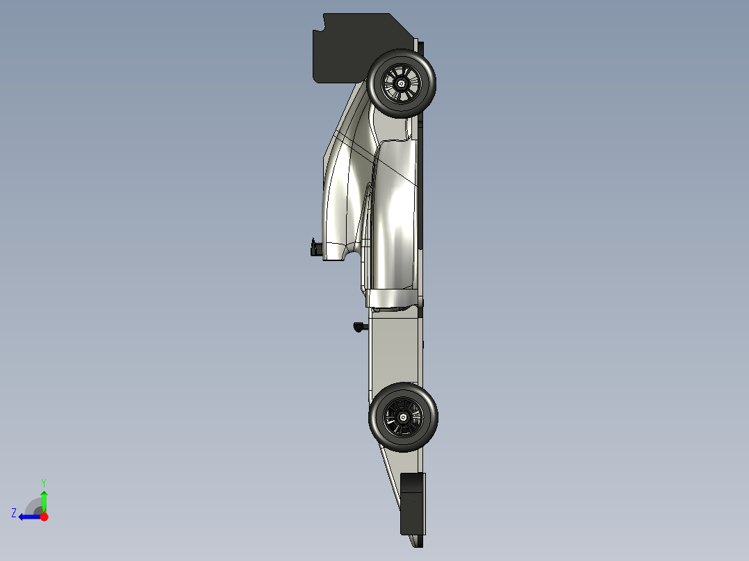 F1赛车模型(2)右视图