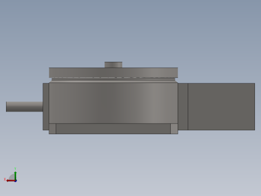 立式气动分度盘设计hsd-fd320-8后视缩略图