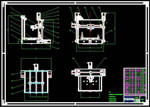 3D打印机二维图缩略图