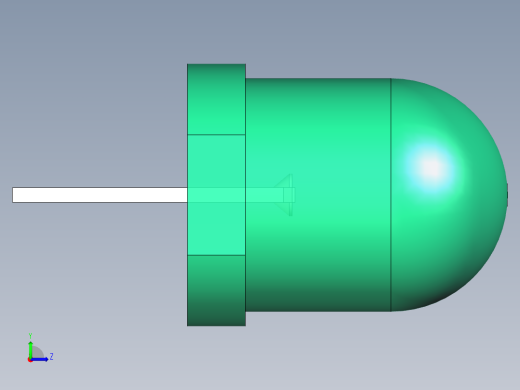 LED_Round_Green3_D8.0mm左视缩略图