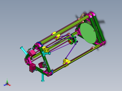 铝合金框架并联结3D打印机