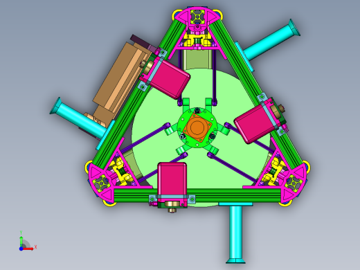 铝合金框架并联结3D打印机前视缩略图