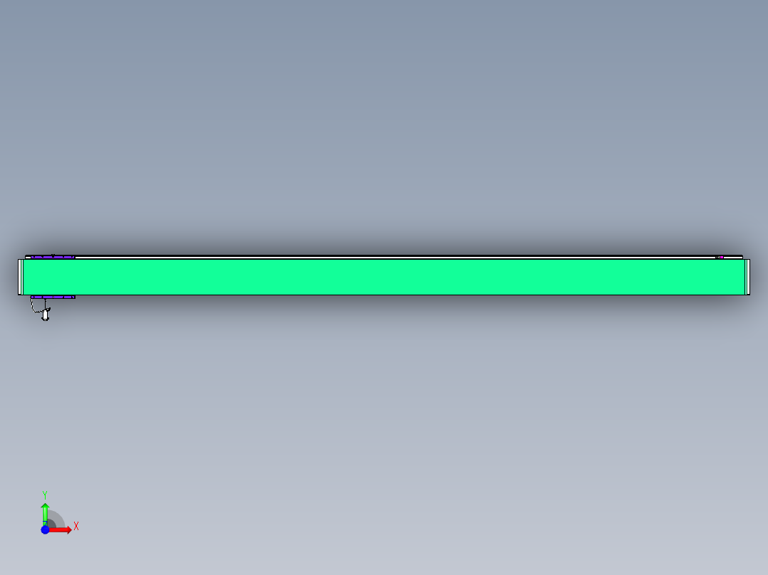 威洛博VL系列直线电机模组-VL17E3-S3150前视图