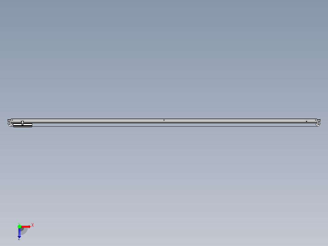 威洛博VL系列直线电机模组-VL17E3-S3150俯视图