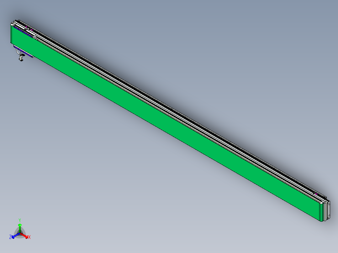 威洛博VL系列直线电机模组-VL17E3-S3150正等轴测图