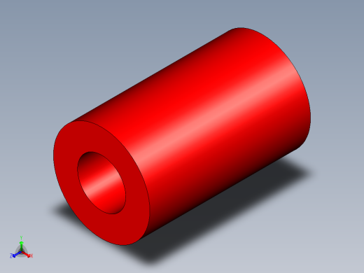中荷重彈簧(扁線)(紅色)TM-3D多系列多零件图纸模型