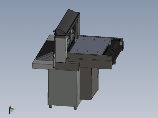 印刷切纸机结构设计三维二维说明书