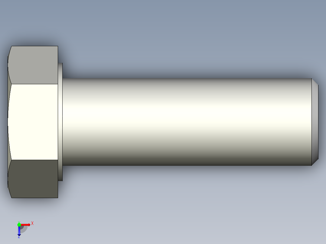 螺栓-Screw-M24-70-50-15-36-20-Yes.stp俯视图