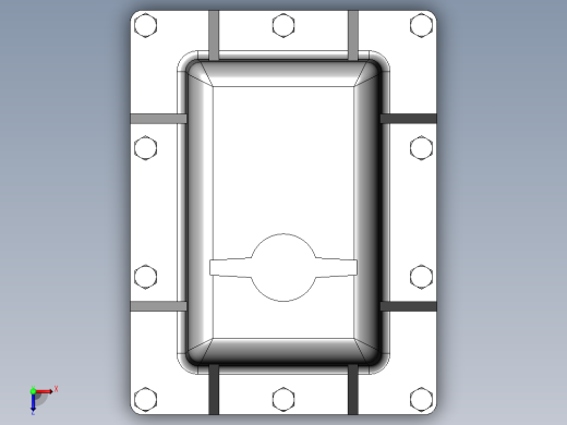 PVC管件-2in BF-Elec-Valve俯视缩略图