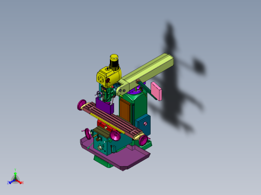 开放式立式数控机床加工中心