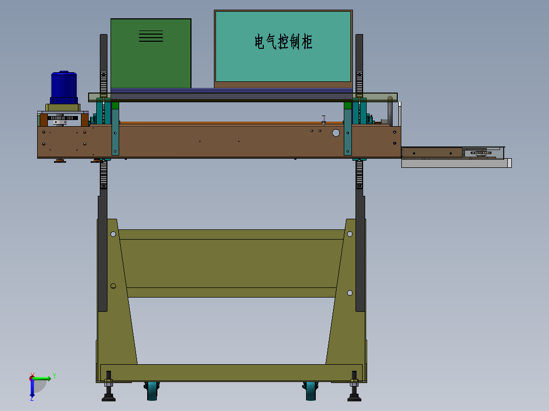 热合机封口机前视图