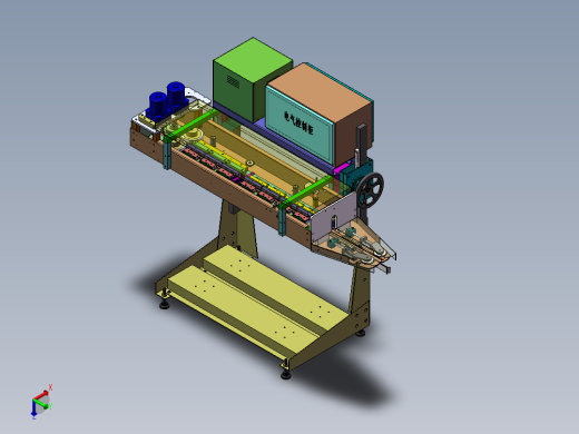 热合机封口机正等轴测缩略图