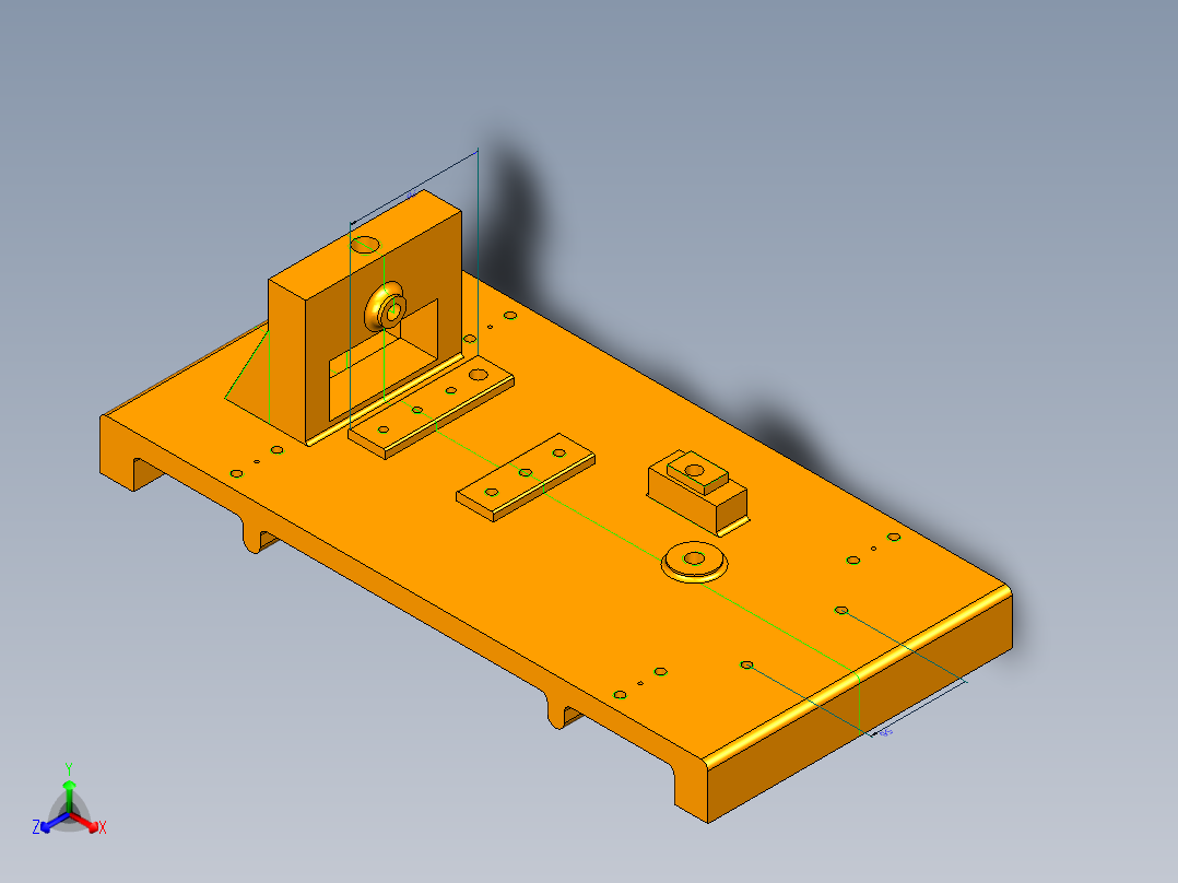 831001后托架加工工艺及镗三杠孔夹具设计【含三维UG】