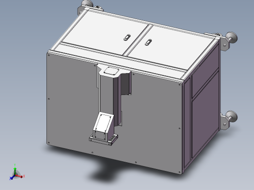 视觉自动打孔机 非标自动化设备3D图纸设计