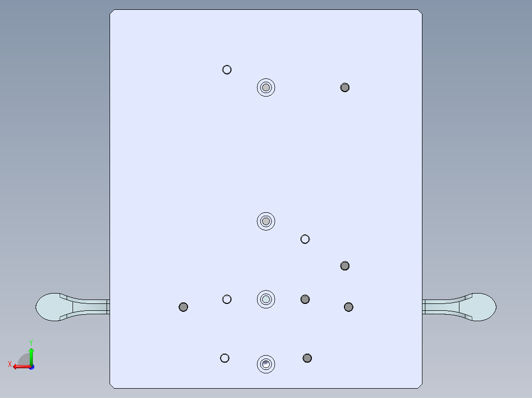中板成品整形Spring治具后视图