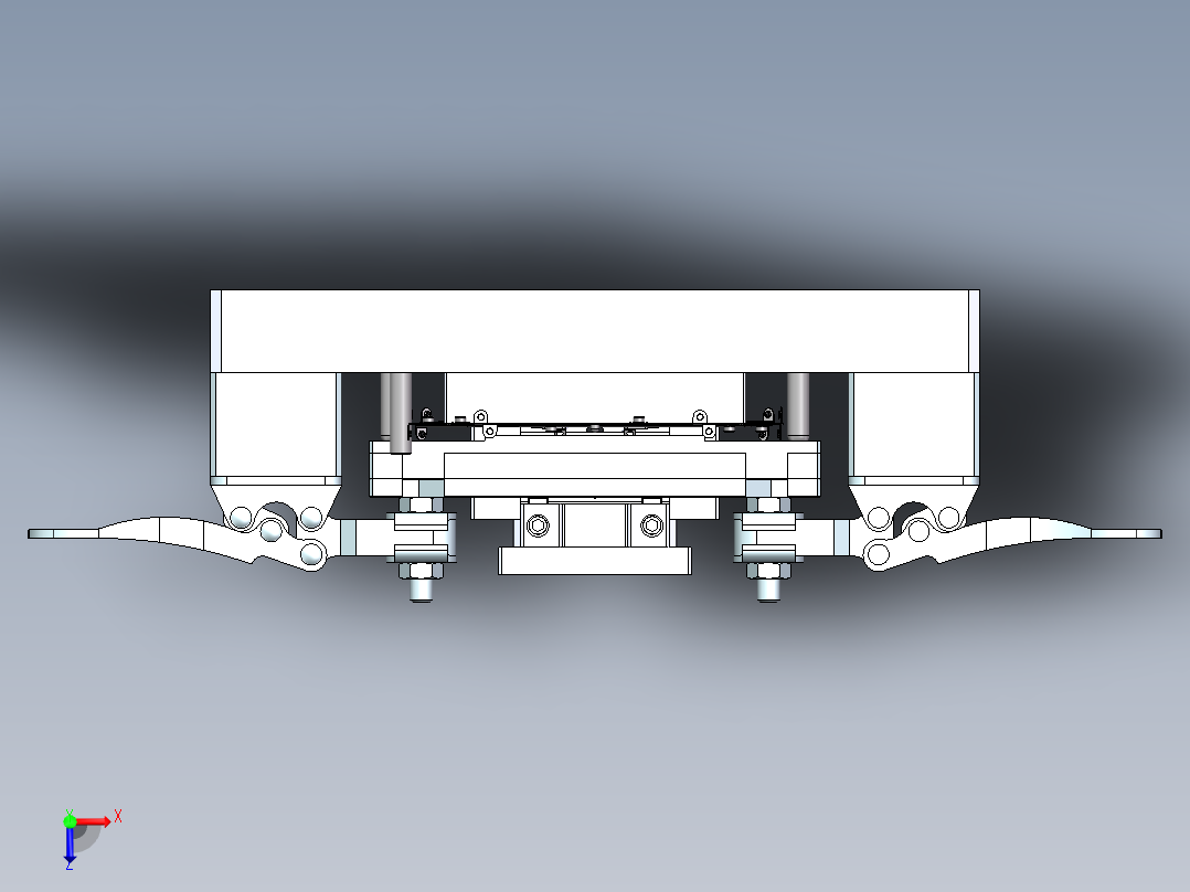 中板成品整形Spring治具俯视图