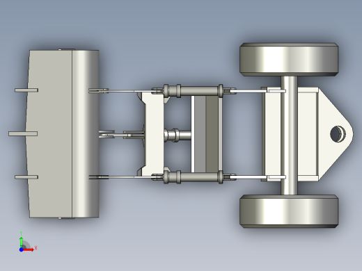 P128-装载机CAD图及三维PROE建模前视缩略图
