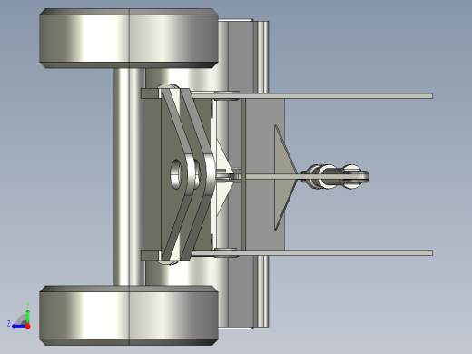 P128-装载机CAD图及三维PROE建模右视缩略图