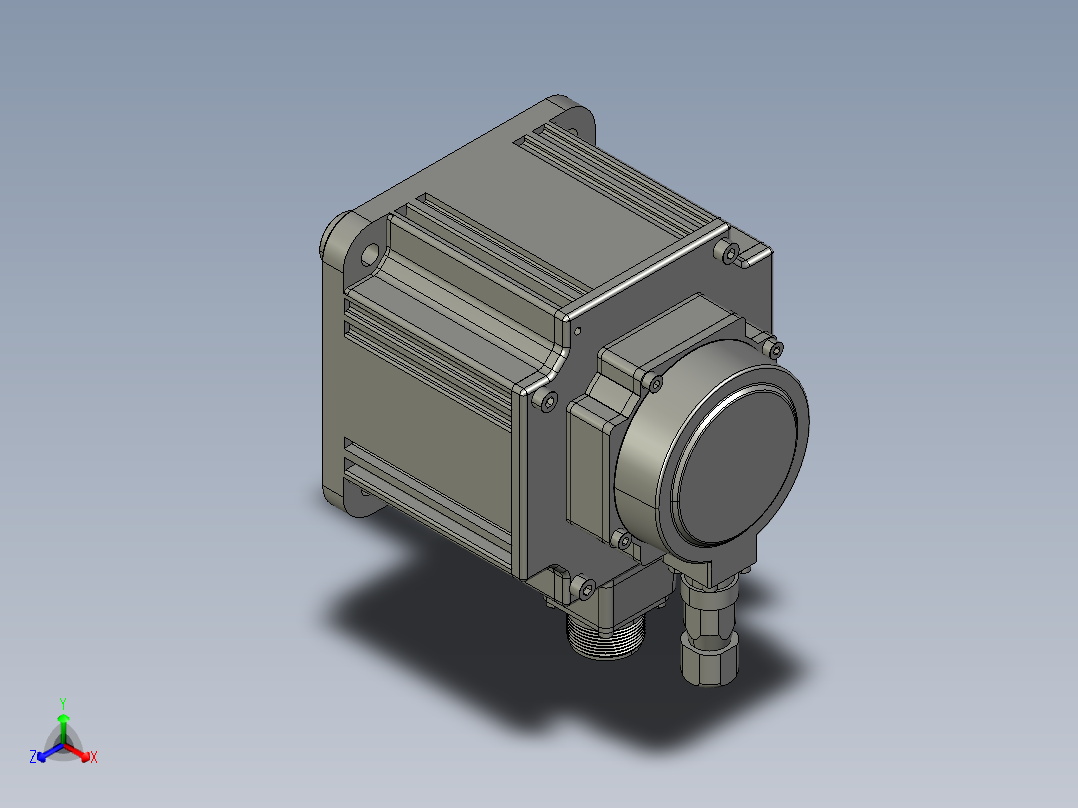 电机MS6G-130TL20B2-41P5主视图