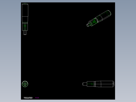 把手(折疊迴轉)FR-2D多系列多零件图纸模型