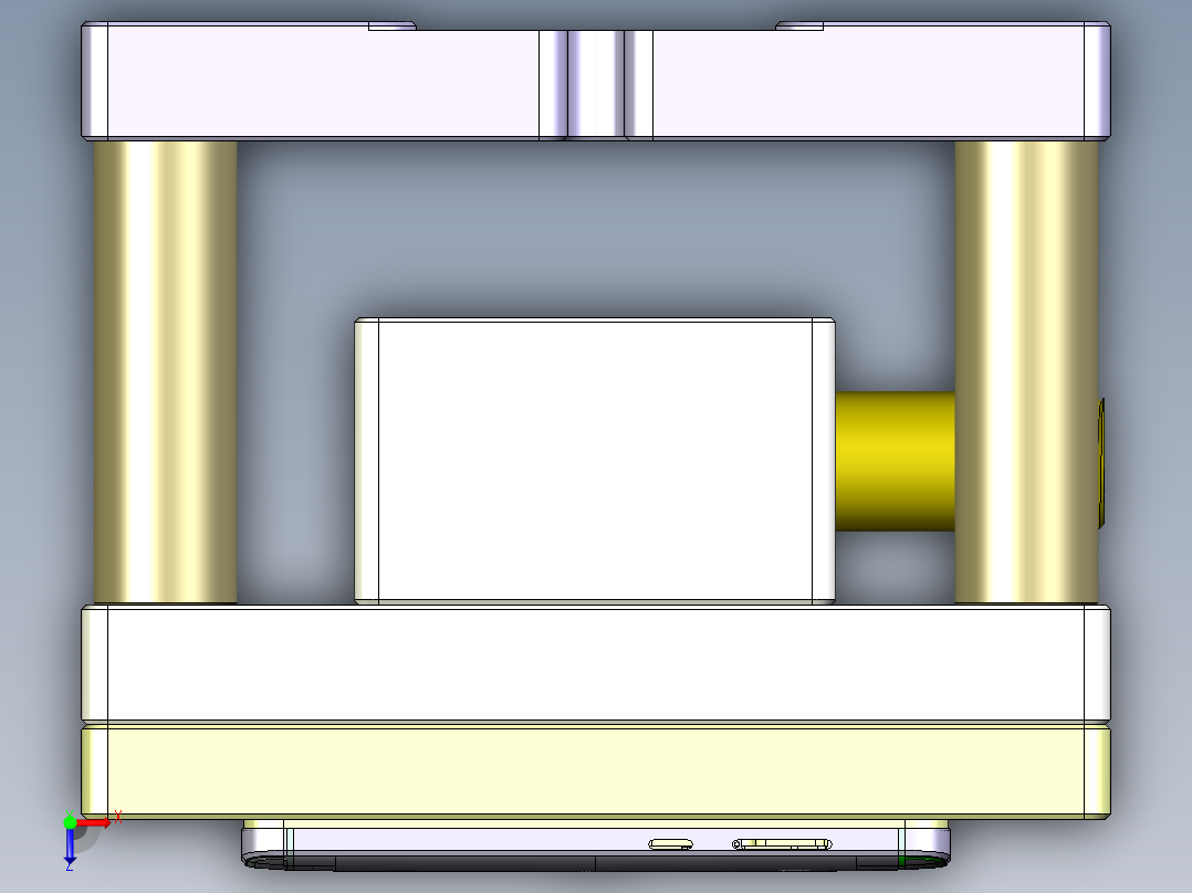 X1 笔记本CNC工装夹具三维模型CNC8 2015-5-15俯视图