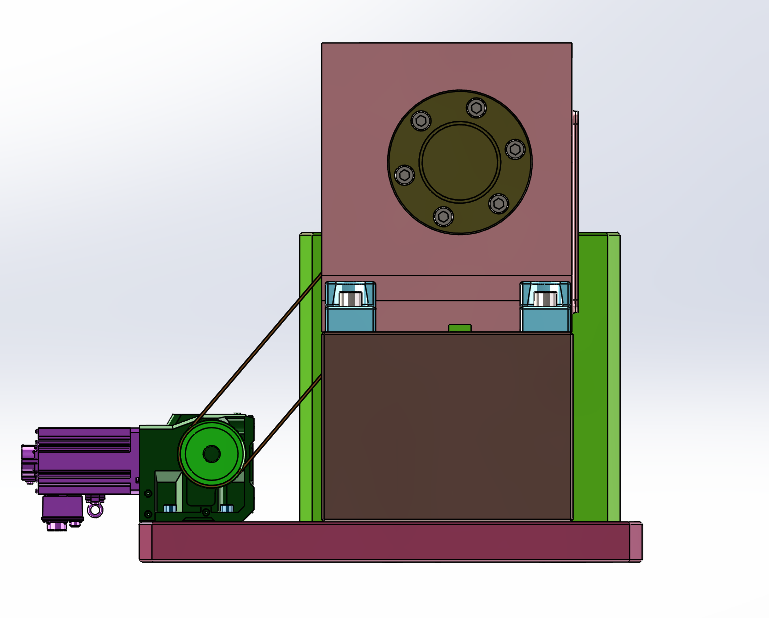 齿轮径向轴向加工带钻孔机床(sw21可编辑+cad)