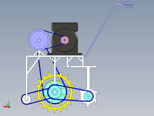 玉米播种机（cero6.0+cad+说明书）后视缩略图
