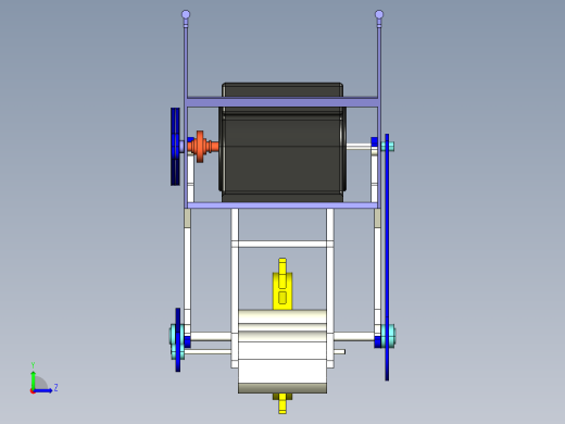 玉米播种机（cero6.0+cad+说明书）左视缩略图