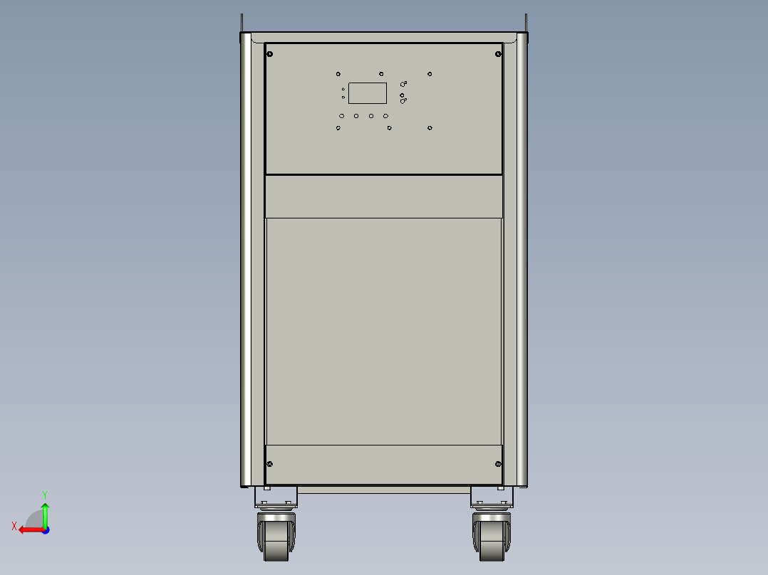 2P东旭工业油冷机制冷液压站冷油机散热冷却器4500kcal后视图