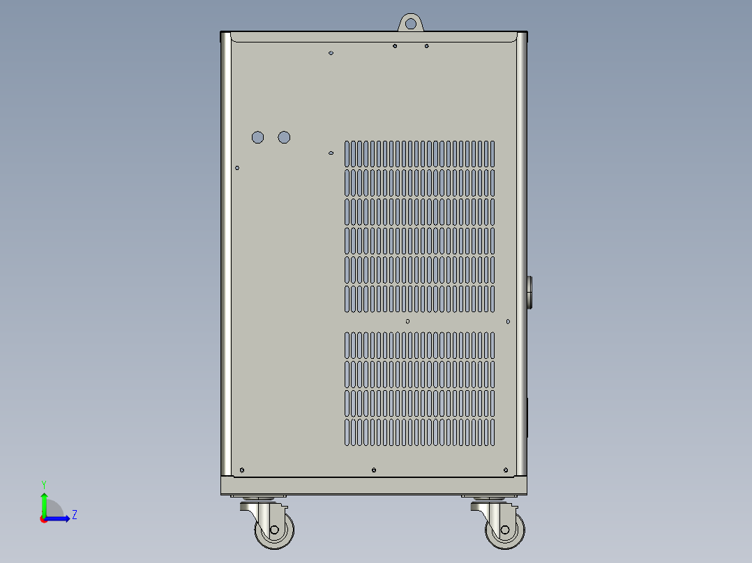 2P东旭工业油冷机制冷液压站冷油机散热冷却器4500kcal左视图