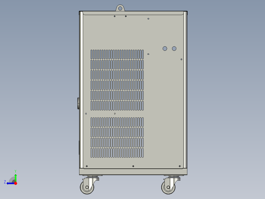 2P东旭工业油冷机制冷液压站冷油机散热冷却器4500kcal右视图