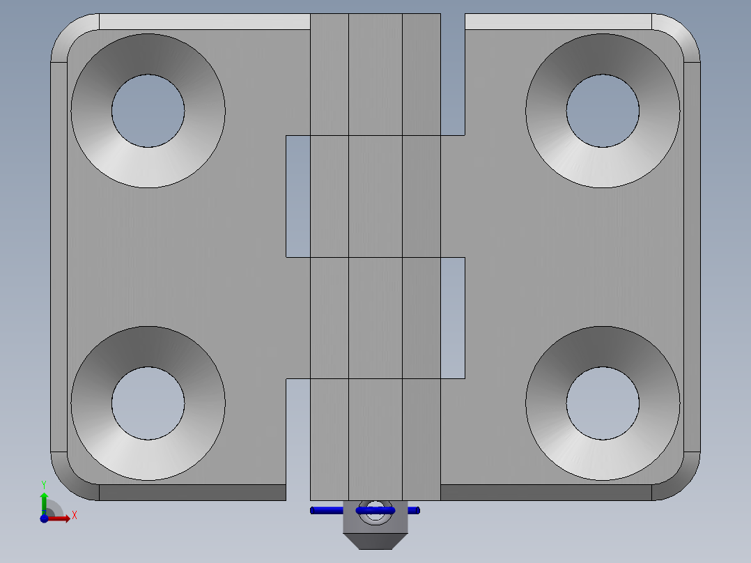 铰链、(5)前视图